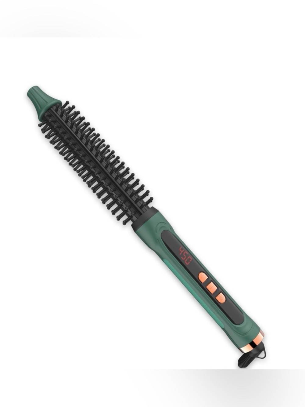 Thermal Brush Curling Iron 1/2” for Short Hair - GREEN